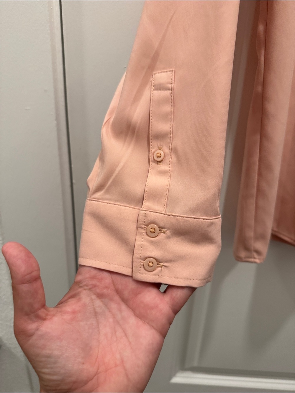 Express Portofino Pale Pink Blouse - Picture 3 of 5